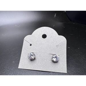 Crystal Solitaire Earrings